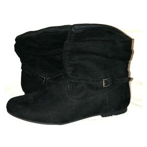 Black ankle boots